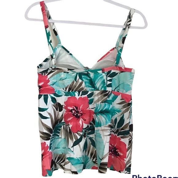 SwimSuits For All Shore Club Tropic Floral Swim Top - Picture 2 of 3